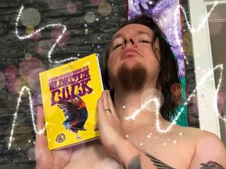 Naked, wet Mottokrosh holding Eldritch Cock.