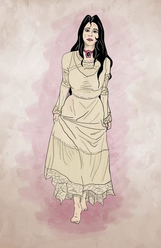 Illustration of a possible bride.