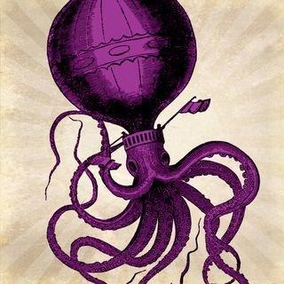 Illustration of an octopus/balloon gestalt.
